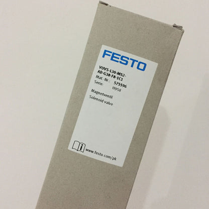 new Festo VUVS-L30-M52-AD-G38-F8-1C1 575596 Solenoid Valve One - FESTO