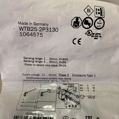 new 1PC Sick WTB2S-2P3130 Photoelectirc Sensor WTB2S2P3130 - SICK