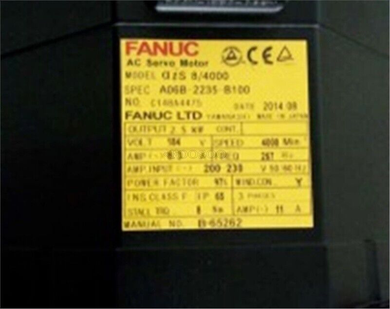Used Fanuc Servo Motor A06B-2235-B100 – Tested - FANUC