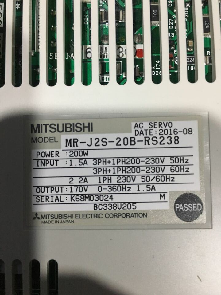 new 1PC Mitsubishi MR-J2S-20B-RS238 Serve Drive In Box ping - MITSUBISHI