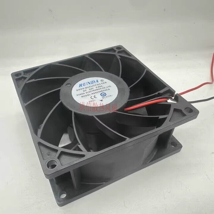 new 1 PCS fan 24V 0.80A 9CM 2wire RD9238B24H-S - PLCCOMPONENT