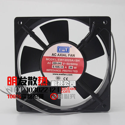new 1PC cabinet cooling fan EWT 12025 12CM EW12025A2SH 220-240V 0.10/0.12A 20W - EWT