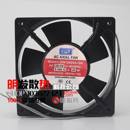 new 1PC cabinet cooling fan EWT 12025 12CM EW12025A2SH 220-240V 0.10/0.12A 20W - EWT