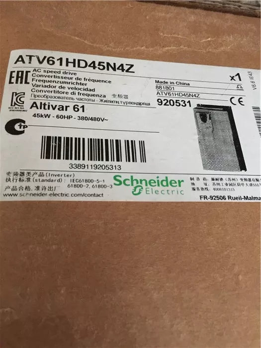 new 1PC Schneider ATV61HD45N4Z Inverter PLC Module ping - SCHNEIDER