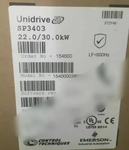 new 1PC Emerson SP3403 Control Techniques Unidrive SP Inverter - EMERSON