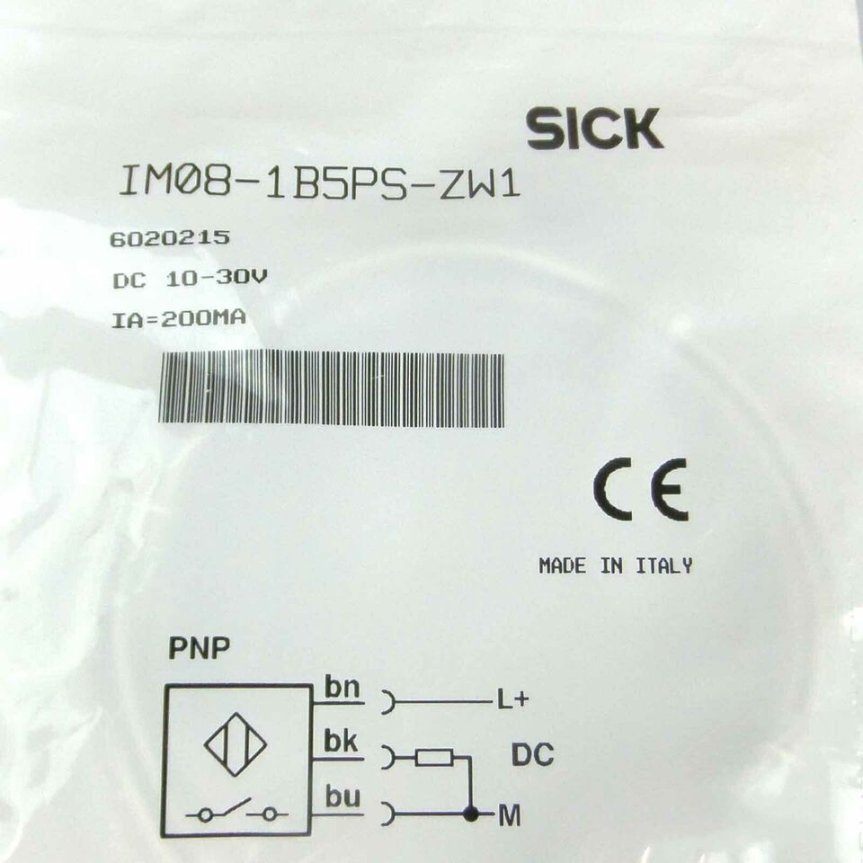 new SICK IM08-1B5PS-ZW1 Proximity Switch One IM081B5PSZW1 - SICK