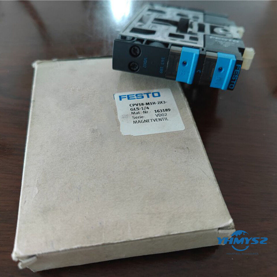 new 1PC Festo CPV18-M1H-2X3-GLS-1/4 163189 Solenoid Valve ping - FESTO
