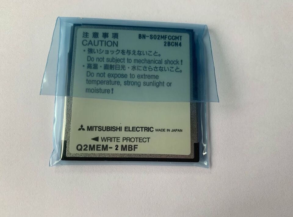 Mitsubishi Q2MEM-2MBF PLC Memory Card with Fast Insert/Ping Function - MITSUBISHI