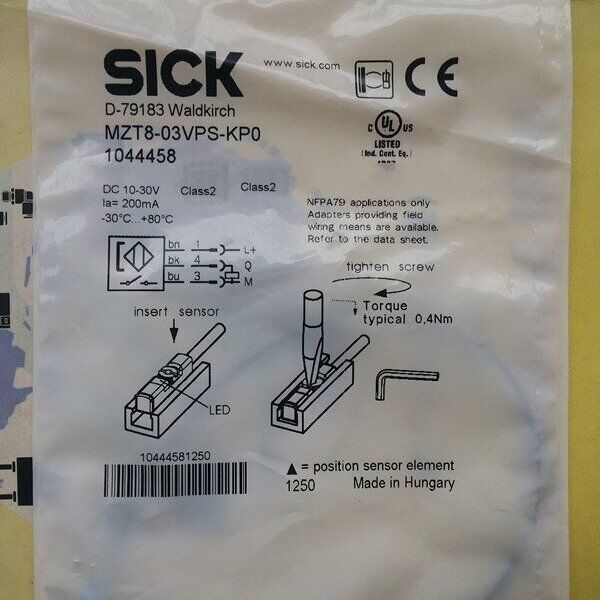new 1PC Sick MZT8-03VPS-KP0 Proximity Switch Sensor MZT803VPSKP0 - SICK