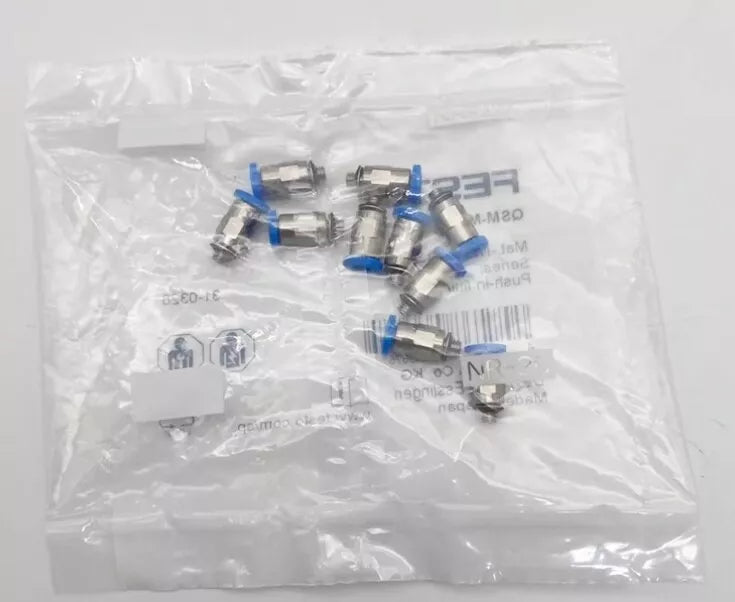 10PCS Festo QSM-M3-3 153301 Push-in Fitting - FESTO