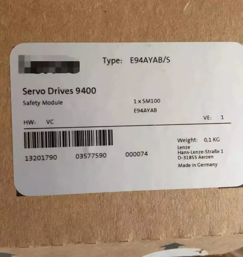 new One  Lenze E94AYAB/S E94AYAB Servo Drive Safety 9400 Module Fast