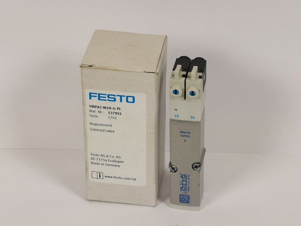 new Festo VMPA2-M1H-G-PI 537955 Solenoid Valve One VMPA2M1HGPI