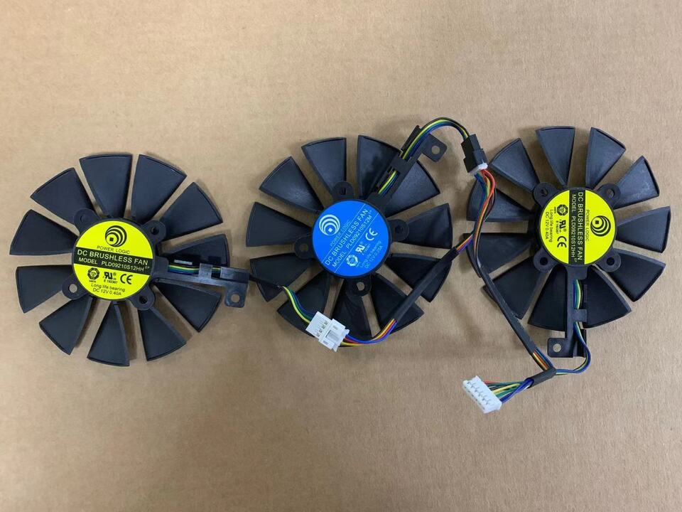 new 1PC graphics card cooling fan PLD09210S12H ROG STRIX-GTX 1080-A8G-GAMING - ROG