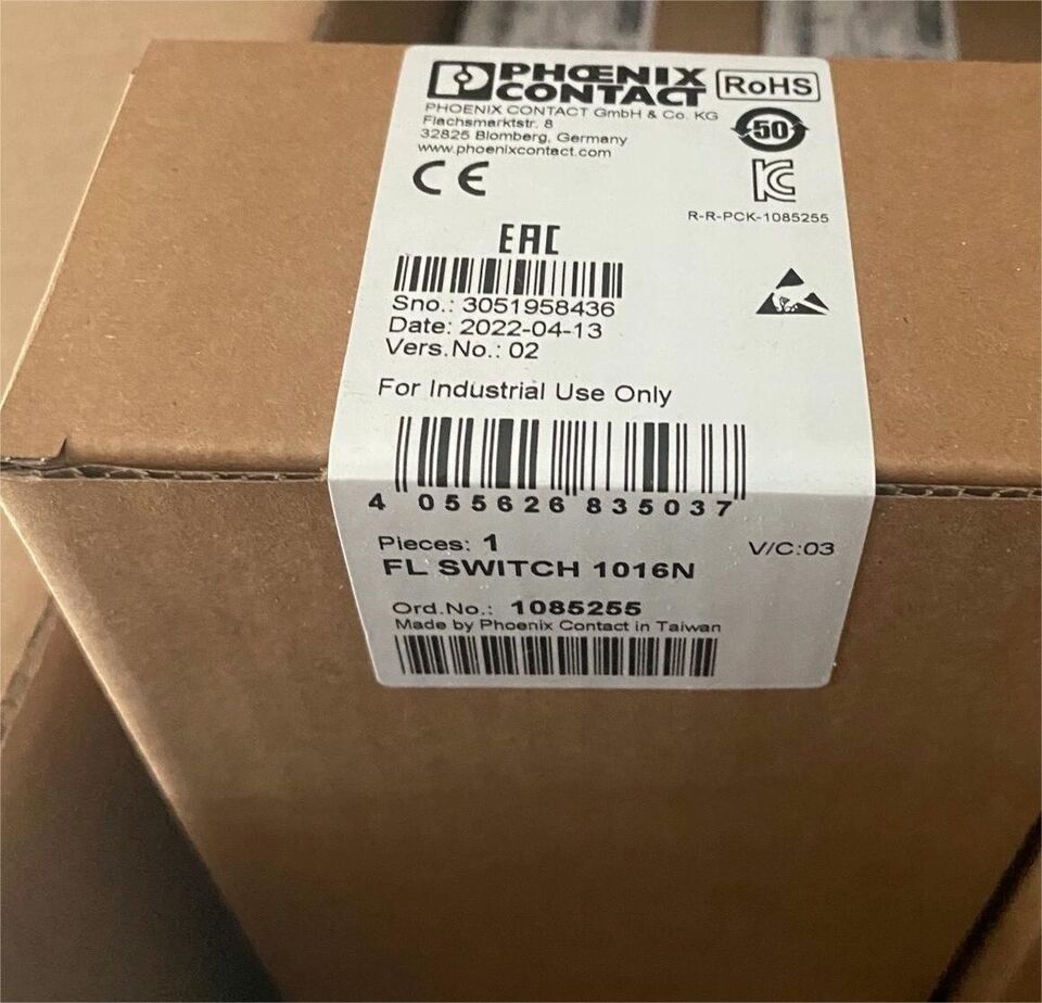 new 2021-2022 PHONEIX FL SWITCH 1016N 1085255 IN BOX /(19PCS AVAIL) - PHONEIX