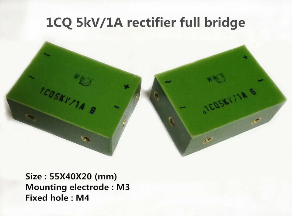 new 1-pcs high voltage silicon stack rectifier full-bridge silicon bridge 1CQ5KV/1A - KOEED