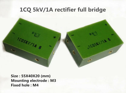 new 1-pcs high voltage silicon stack rectifier full-bridge silicon bridge 1CQ5KV/1A - KOEED