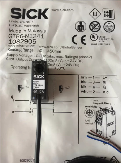 new 1PC Sick GTB6-N1241 Photoelectric Sensor GTB6N1241 - SICK