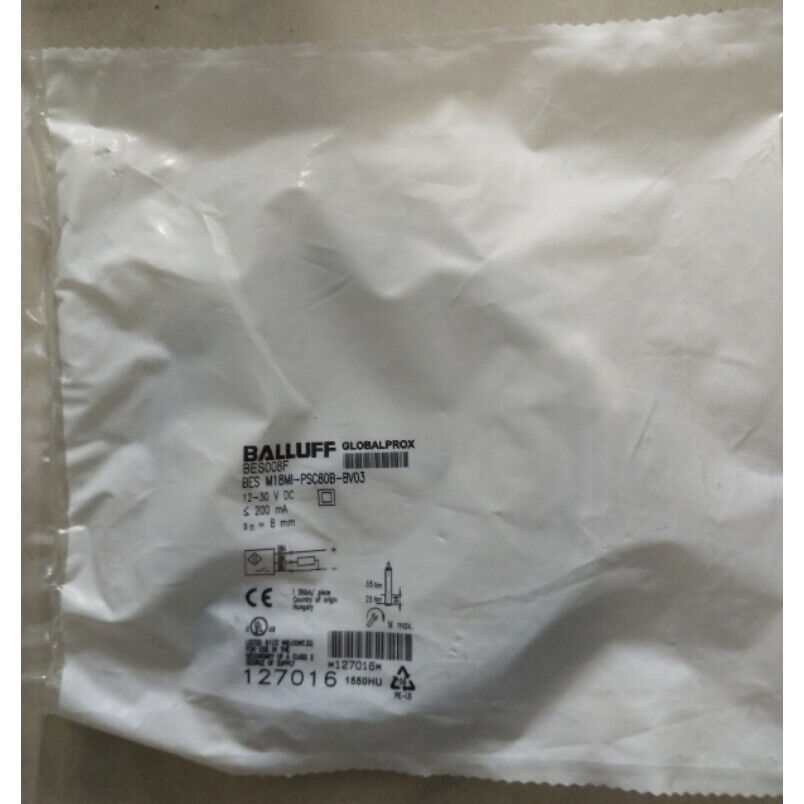 BALLUFF BES M18MI-PSC80B-BV03 Proximity Switch - BALLUFF