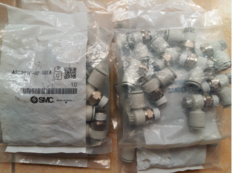 new 10PCS SMC AS2201F-02-10SA Throttle Valve AS2201F0210SA - SMC