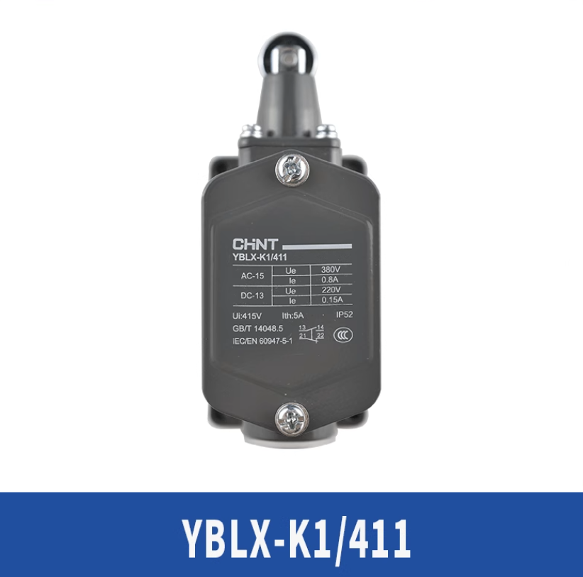 5PCS CHNT Limit Switch YBLX-K1/411 Roller Direct-acting Switch - YBLX