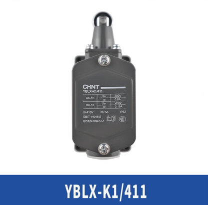 5PCS CHNT Limit Switch YBLX-K1/411 Roller Direct-acting Switch - YBLX