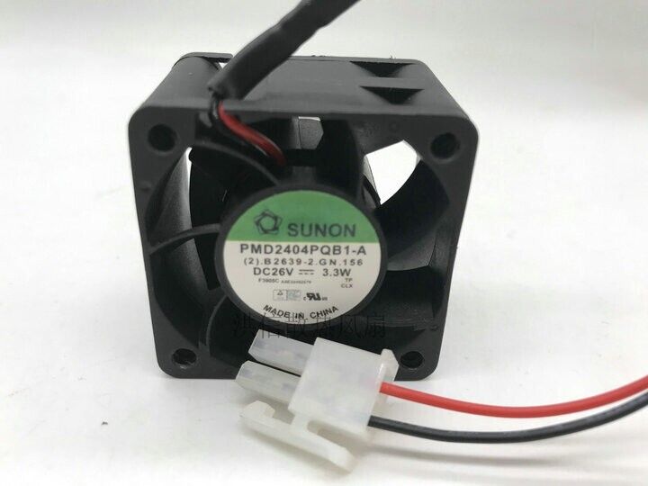 new 1 PCS fan 40*28MM 2 wire cooling fan PMD2404PQB1-A DC26V 3.3W 4028 - PMD