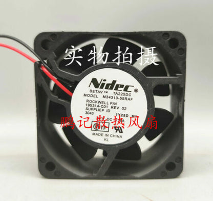 new NIDEC M34313-55RAF DC24V 0.16A 195314-C01 6 cm inverter cooling fan