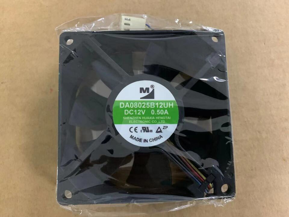 new 1PC 4-wire cooling fan M 8025 DA08025B12UH DC12V 0.50A 80*25MM - PLC INDUSTRY SOLUTIONS