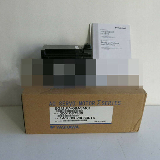 1-PC Yaskawa SGMJV-08A3M61 Servo Motor 24V, 1A, 24W, 8000rpm, High Precision - YASKAWA