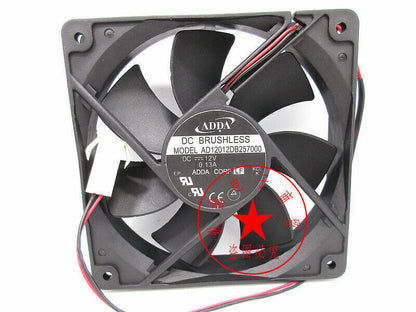 new 1PC computer case ultra-quiet cooling fan AD12012DB257000 12CM 12V 0.13A - KOEED