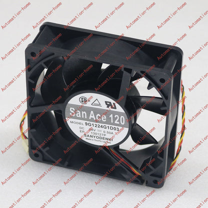 new 1PC For 9G1224G1D03 DC 24V 0.50A Fan - DELTA CONTROLS