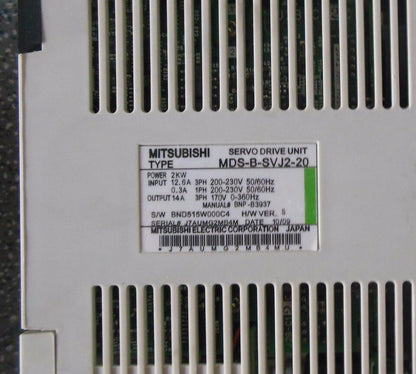 new 1PC Mitsubishi MDS-B-SVJ2-20 Servo Drive MDSBSVJ220 ping