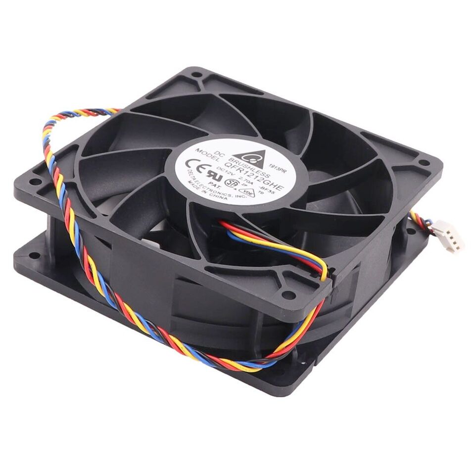 new 1PC For High Speed GPU Cooling Fan 120X120X38mm DC 12V 2.7A 4wires QFR1212GHE - KOEED