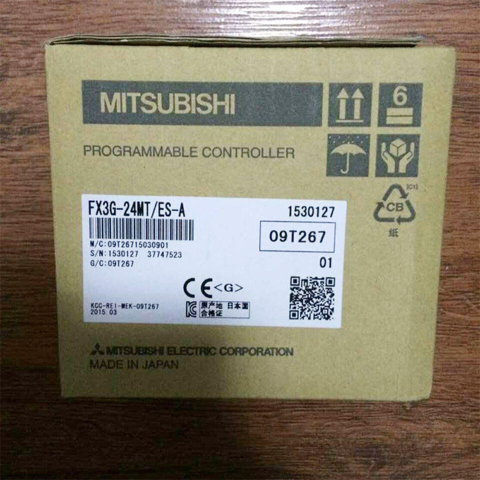 New 1PCS Mitsubishi FX3G24MT/ES-A: In Box, Ping, Model: FX3G24MT/ES-A - MITSUBISHI