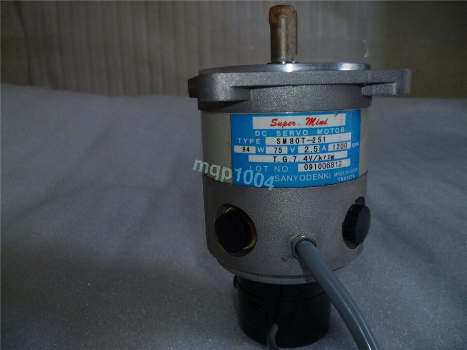 SANYO SM80T251 SERVO MOTOR 250 V AC 1500 RPM 100 A - SANYO
