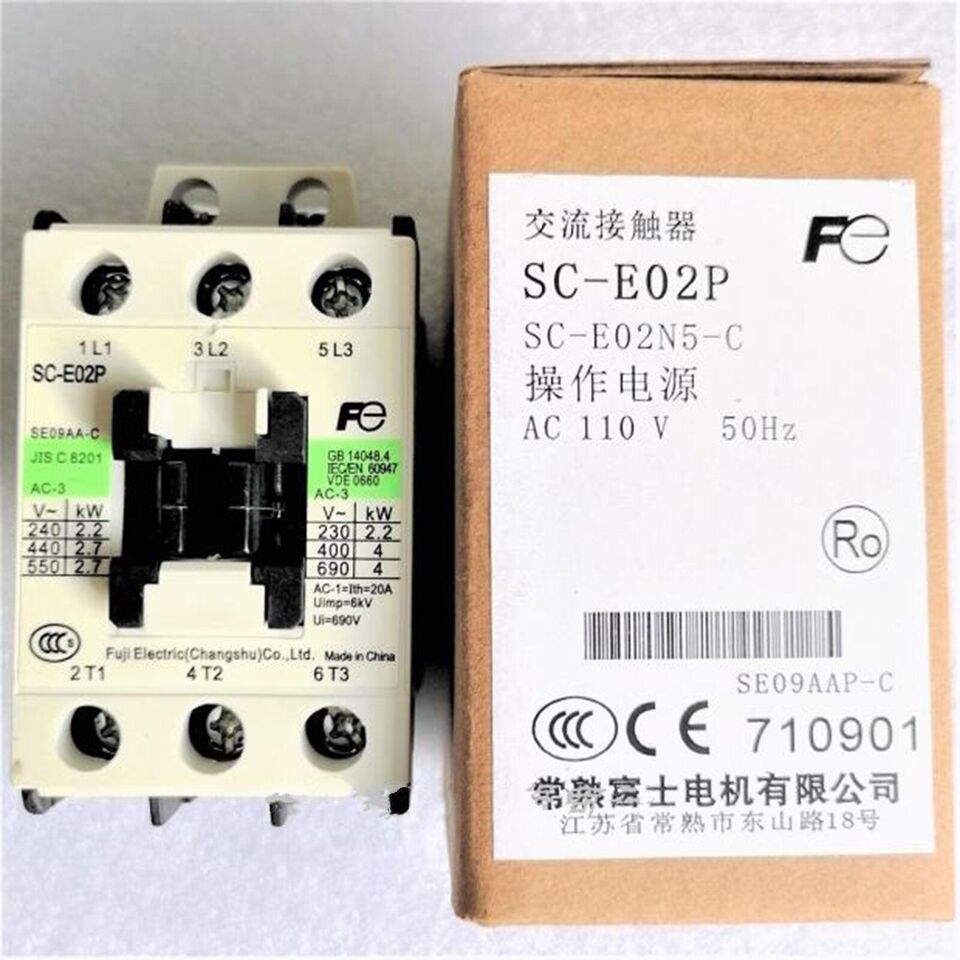 new Fuji SC-E02P AC110V Contactor 1PC SCE02P - FUJI