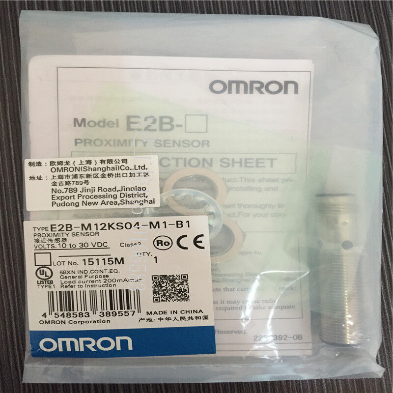 new 1PC For Omron E2B-M12KS04-M1-B1 E2BM12KS04M1B1 Proximity Switch - OMRON