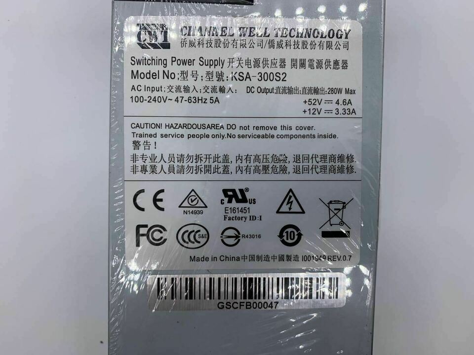 new 1PCS For Power Supply POE Hard disk Recorder KSA-300S2 280W - KSA