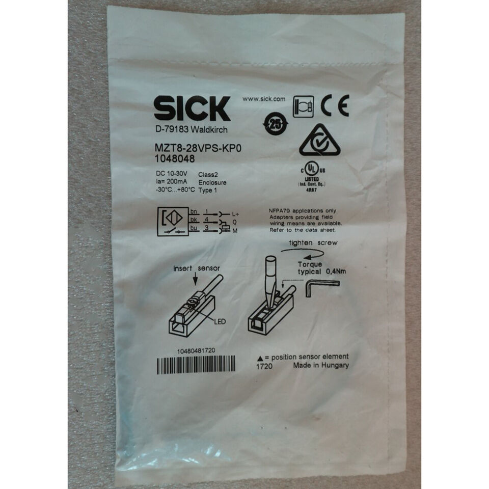 new SICK MZT8-28VPS-KP0 Photoelectric Switch Sensor One - SICK