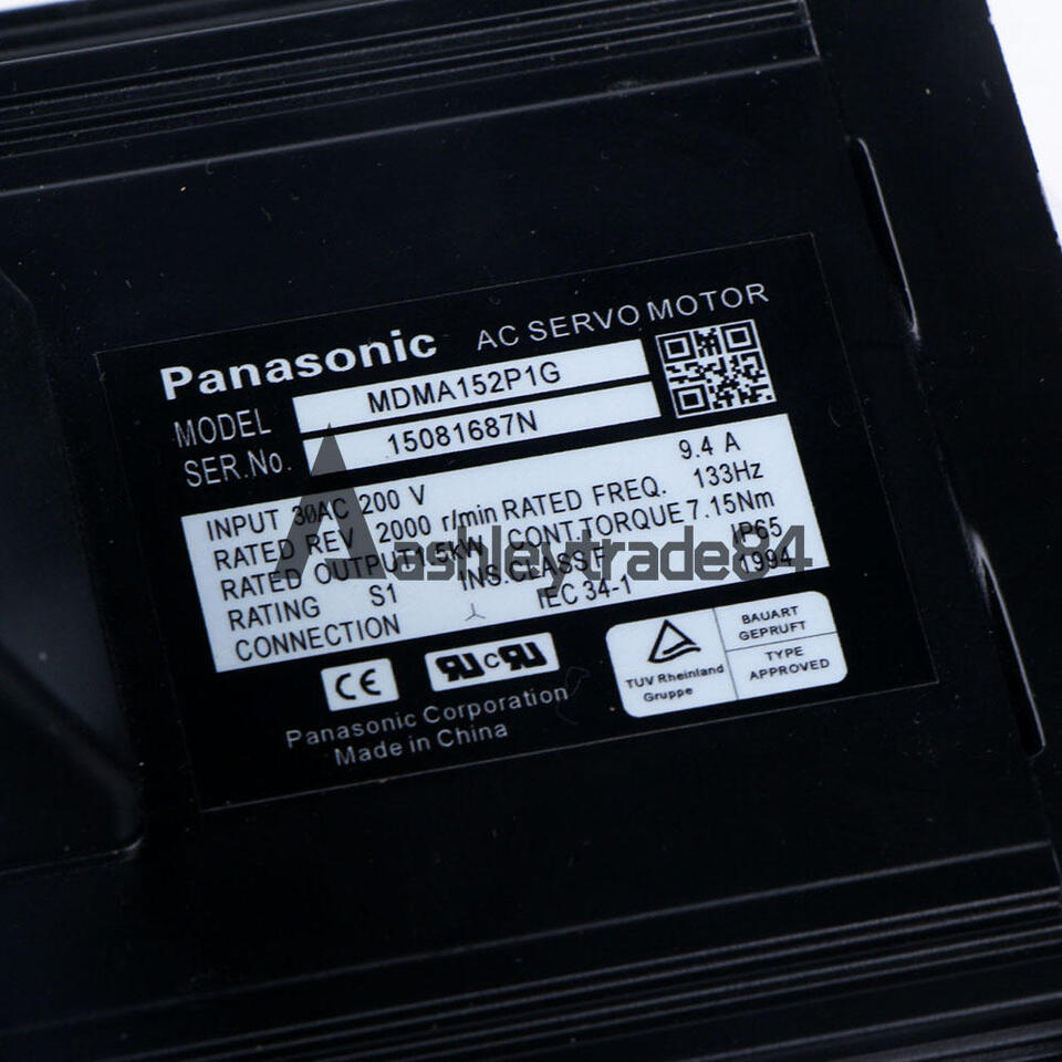 1500W Panasonic AC Servo Motor MDMA152P1G 152Hz High Performance Motor - PANASONIC
