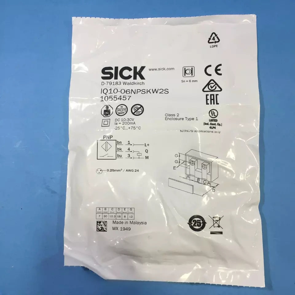 new 1PC Sick IQ10-06NPSKW2S Proximity Switch Sensor IQ1006NPSKW2S - SICK