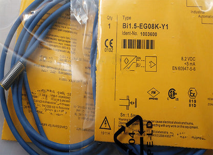 ONE Proximity Switch Sensor BI1.5-EG08K-Y1 - TURCK