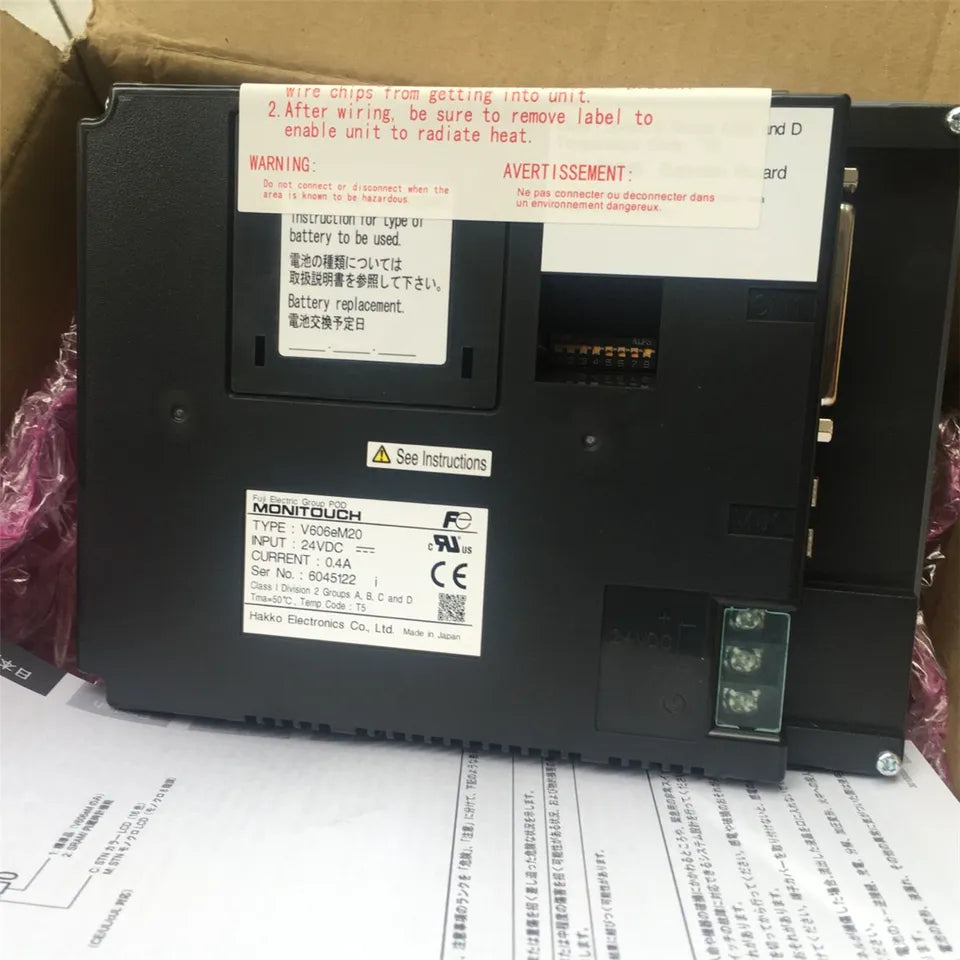 new 1PC Fuji V606EM20 Touch Panel ping - FUJI EQUIPMENT CO., LTD.