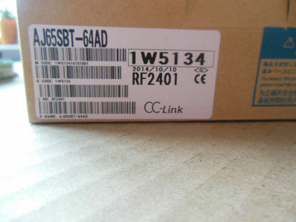 new 1PC Mitsubishi Melsec CC-Link AJ65SBT-64AD Converter Unit - MITSUBISHI