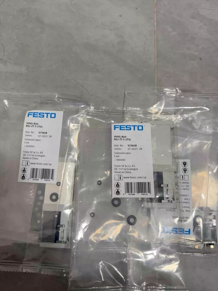 Festo VUVG-B10-B52-ZT-F-1T1L 573418 Solenoid Valve Model X - FESTO
