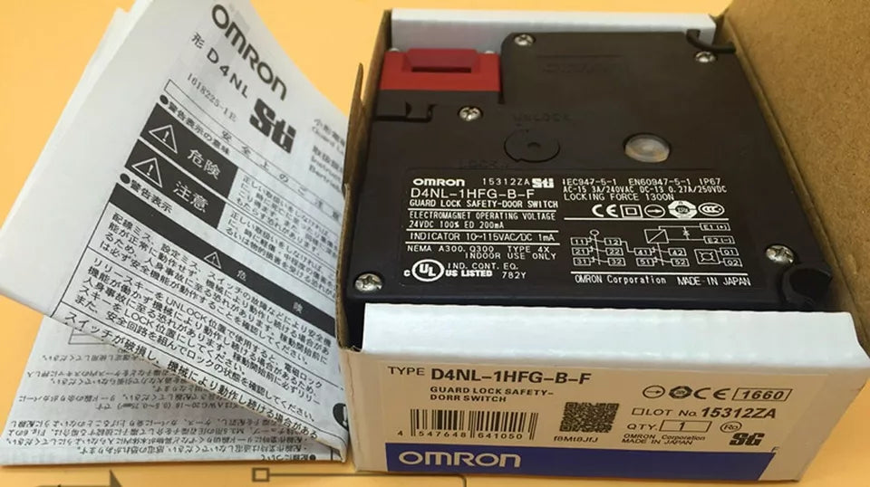 OMRON Safety Door Switch D4NL-1HFG-B-F - OMRON