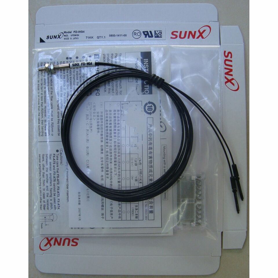 new 1PC  Panasonic Sunx FD-WG4 Fiber Optic Sensor FDWG4 In Box Sunx