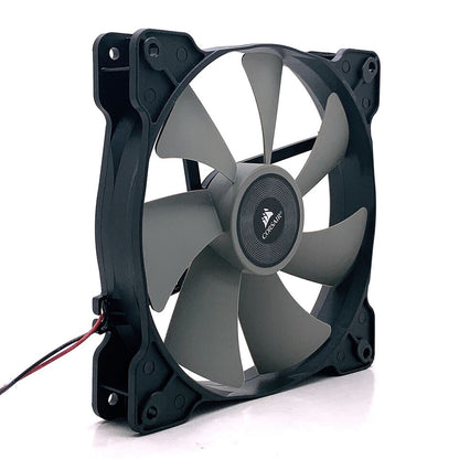 new 1X 12V 0.22A 2PIN desktop computer power case fan NR140L 14025 14CM 140*140*25mm - CATEGORIES