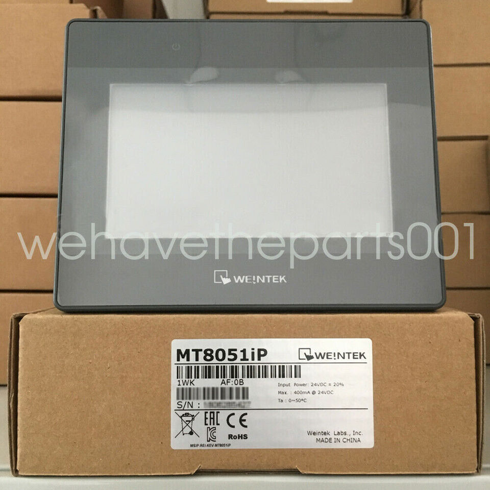 1PC MT8051iP HMI 4.3 inch Touch Panel - WEINTEK, WEINVIEW