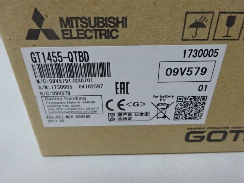 new One Mitsubishi GT1455-QTBD GT1455QTBD Touch Panel In Box ping - MITSUBISHI